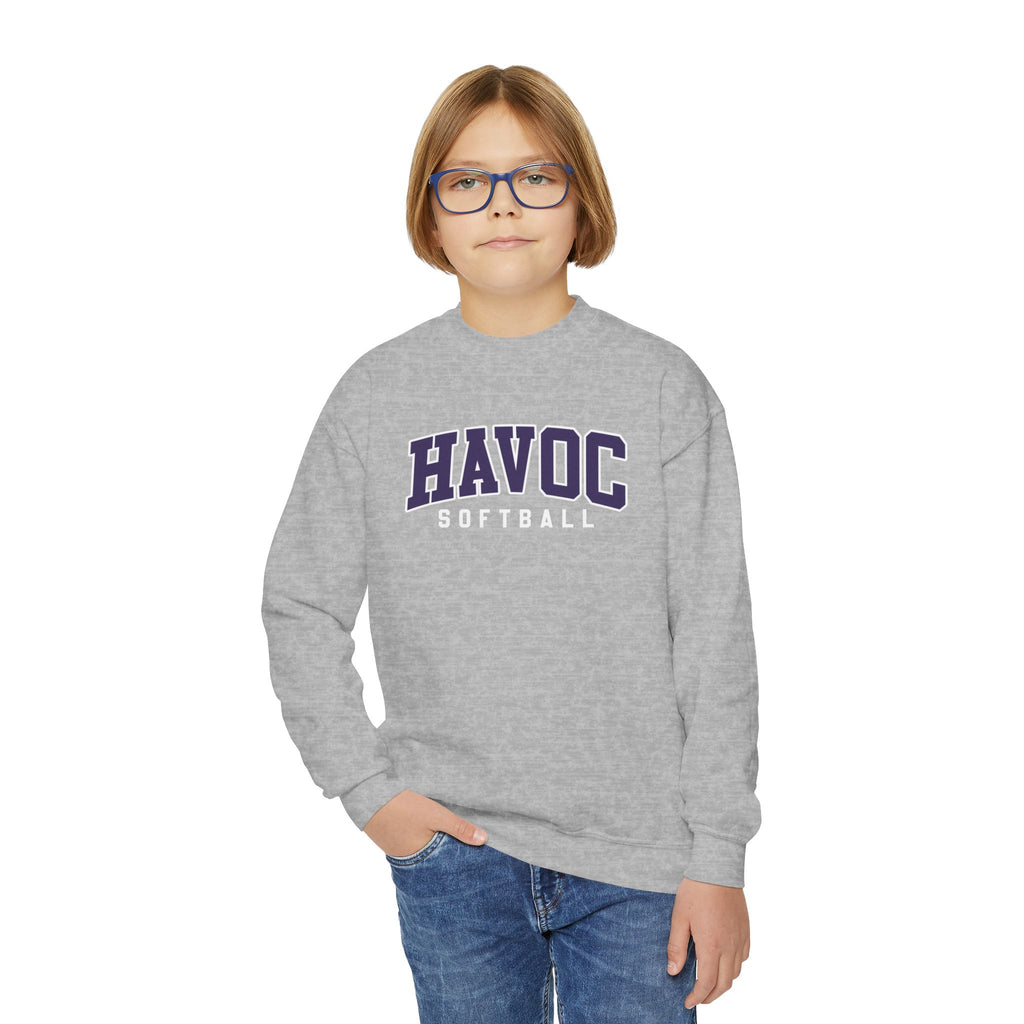 Gildan HAVOC Softball YOUTH Crewneck Sweatshirt