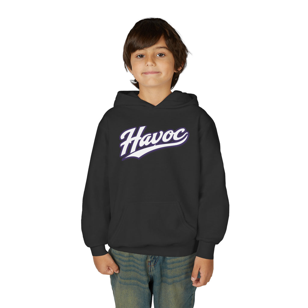 Gildan HAVOC Script YOUTH Hoodie