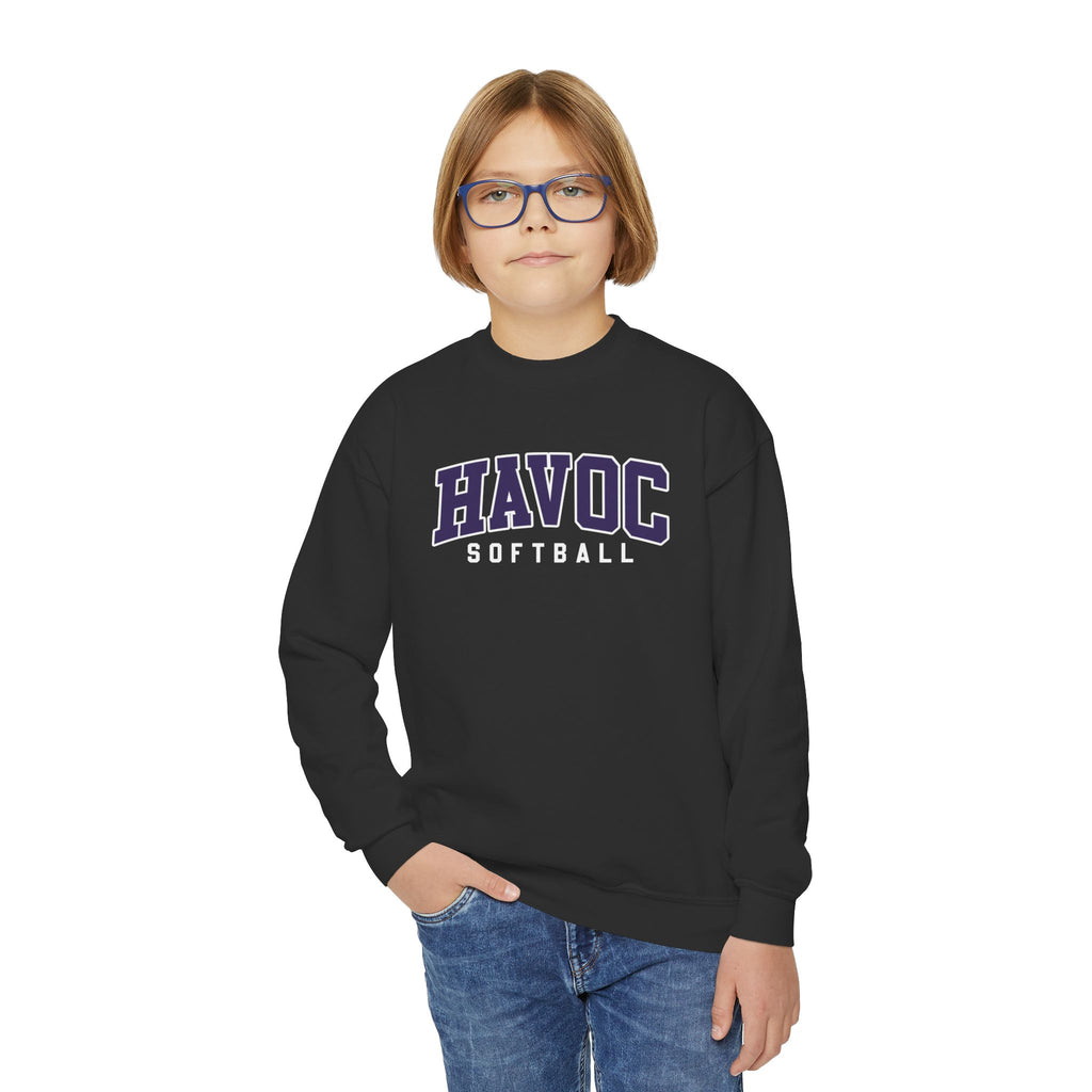 Gildan HAVOC Softball YOUTH Crewneck Sweatshirt
