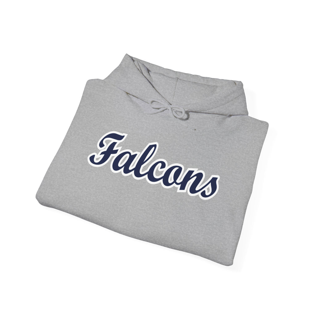 Gildan Heavy-blend ADULT Falcons Script Hoodie
