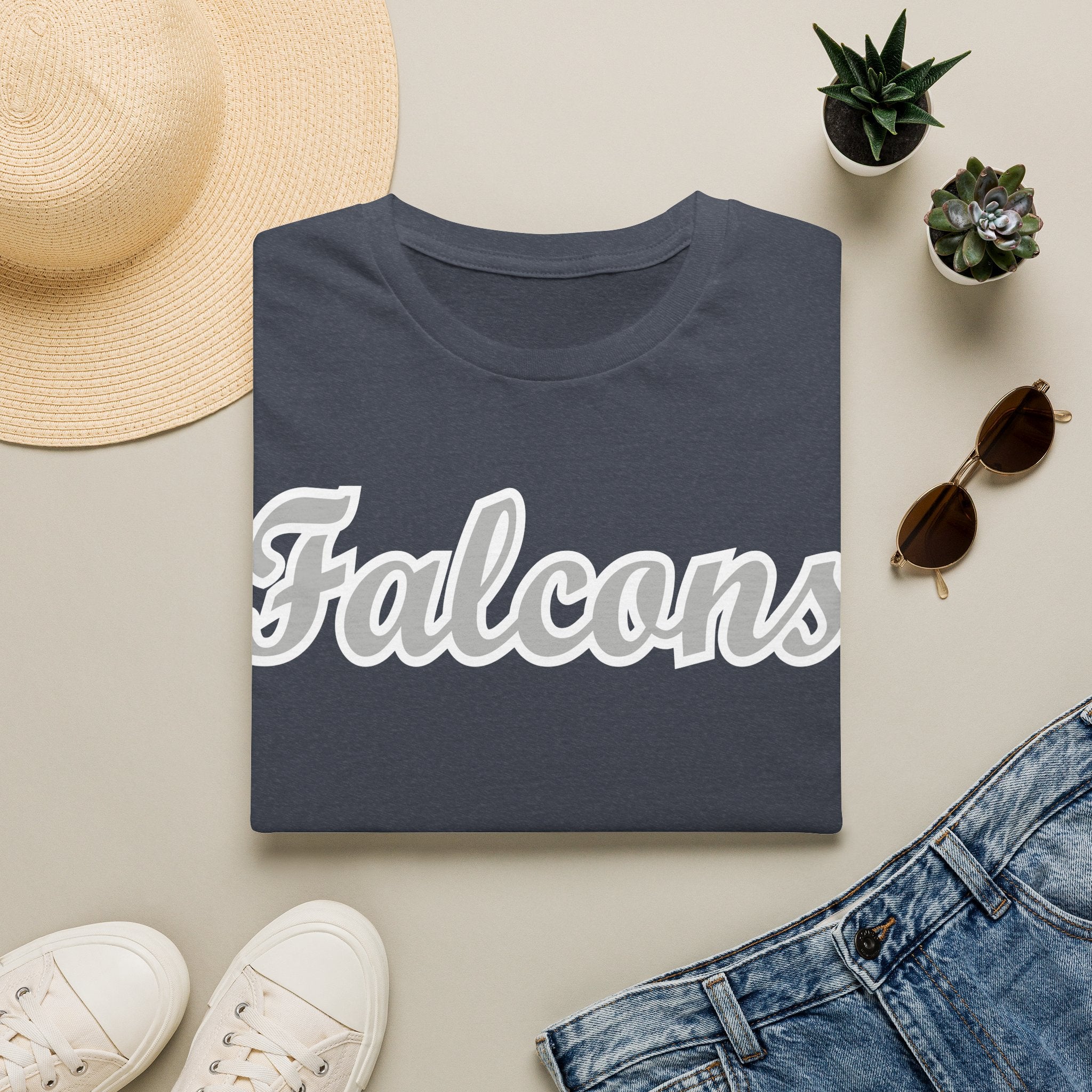 Gildan Softstyle ADULT Falcons Script Tee