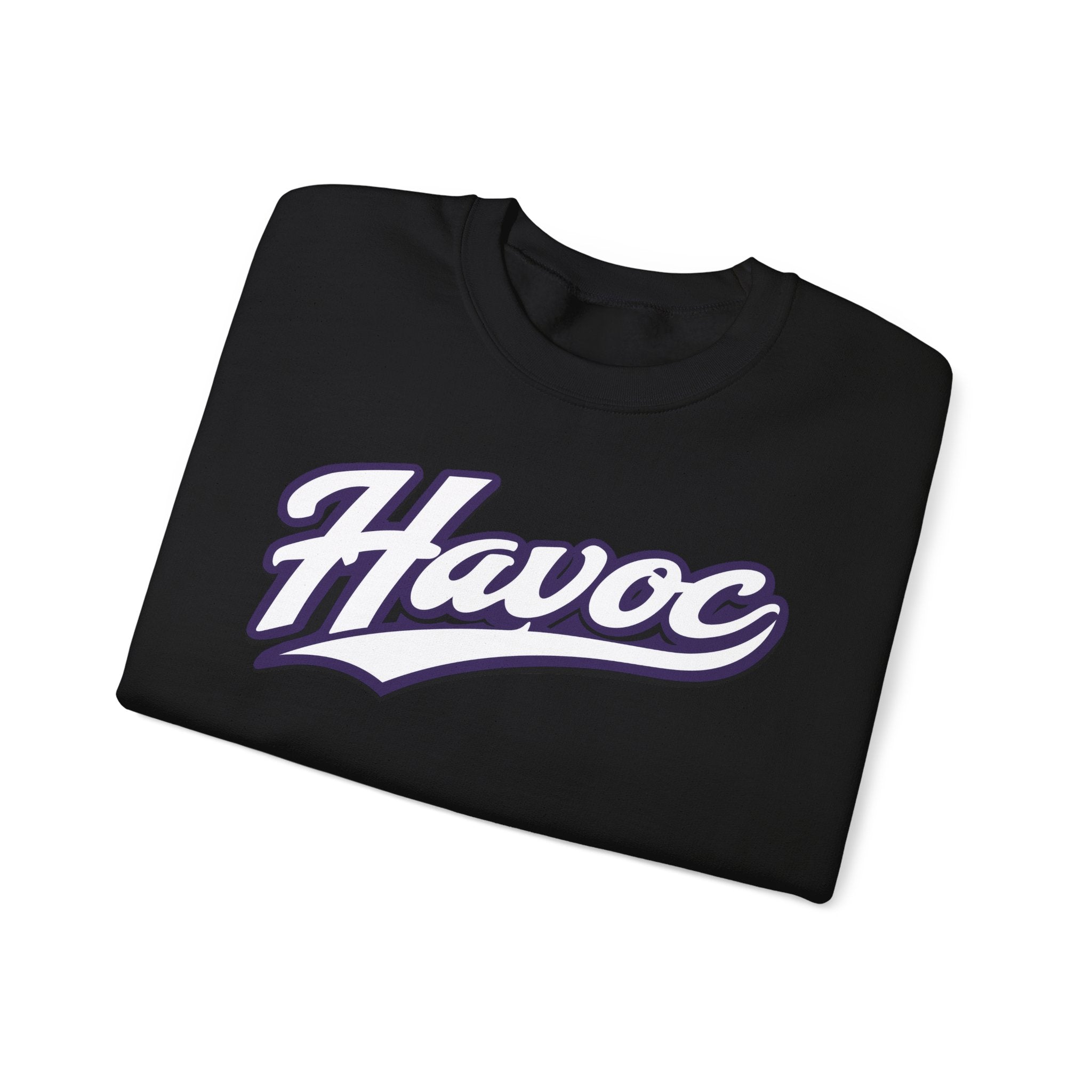 Gildan HAVOC Script ADULT Crewneck Sweatshirt