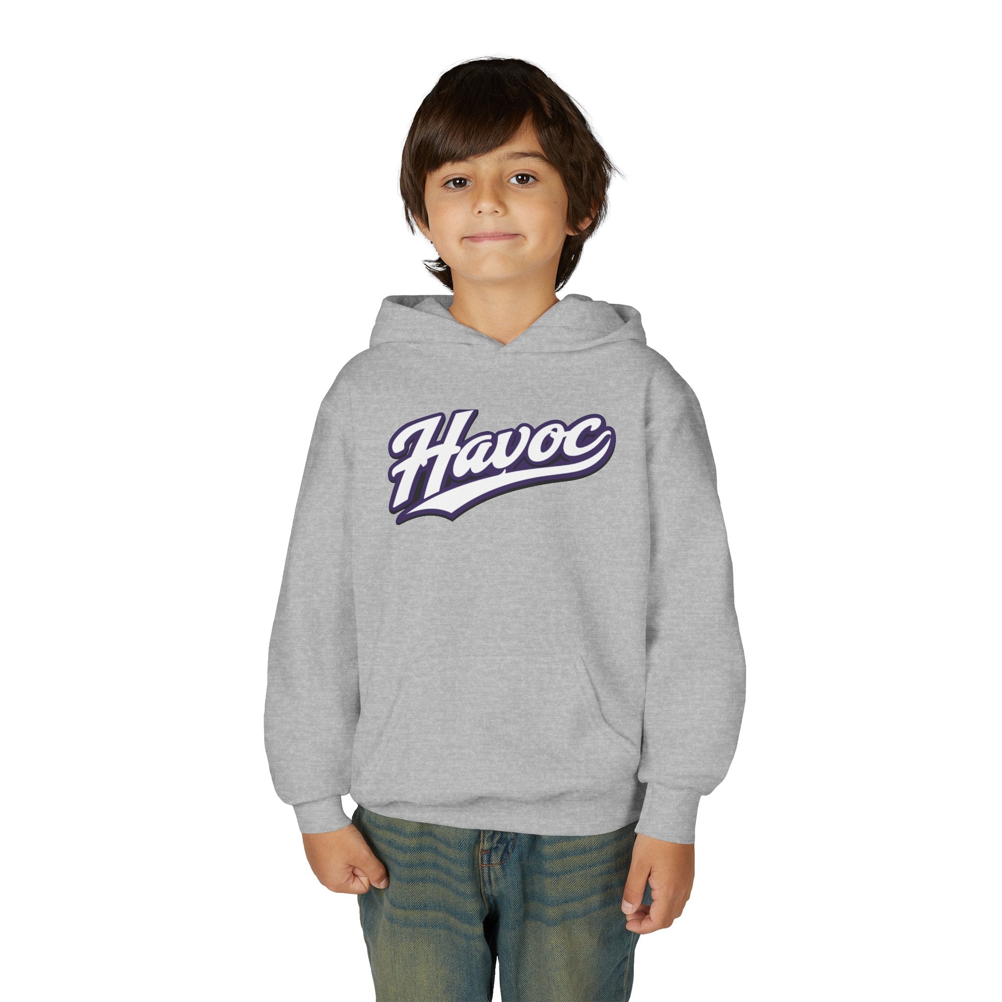 Gildan HAVOC Script YOUTH Hoodie