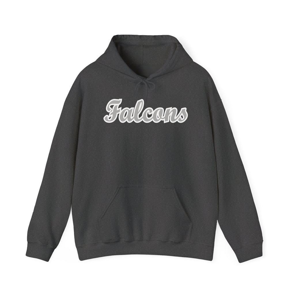 Gildan Heavy-blend ADULT Falcons Script Hoodie