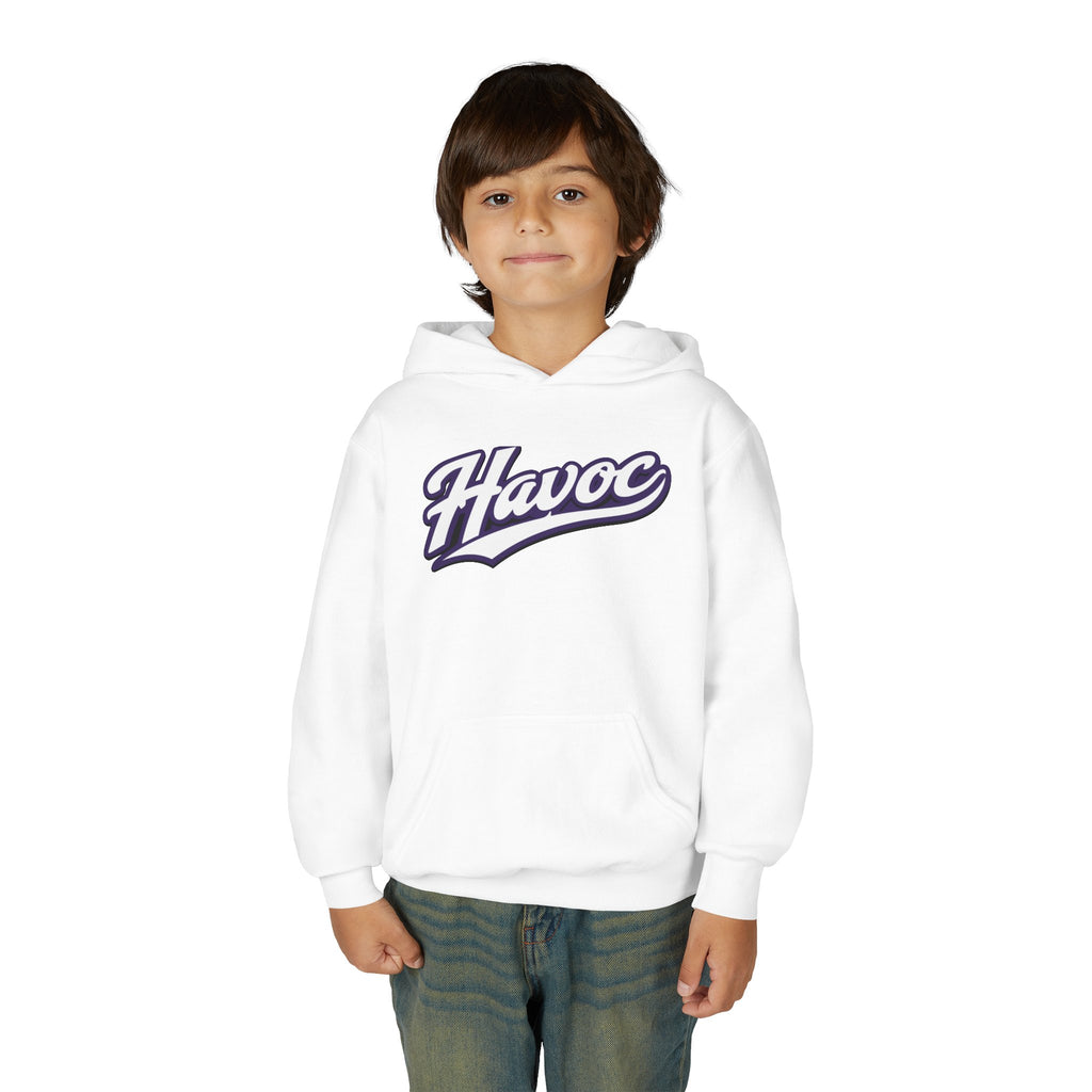 Gildan HAVOC Script YOUTH Hoodie